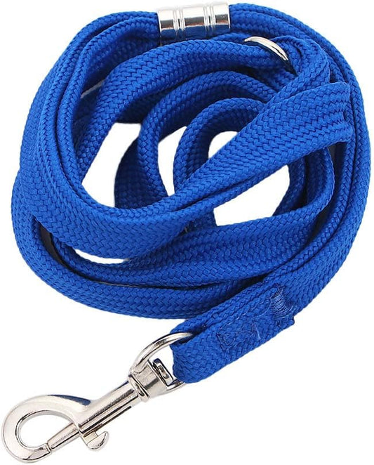 Dog Leash Nylon Pet Noose Loop Lock Clip Rope, Pet Dog Grooming Rope Adjustable Fixed Dog Cat Safety Rope for Pet Grooming Table Bathtub (Blue)