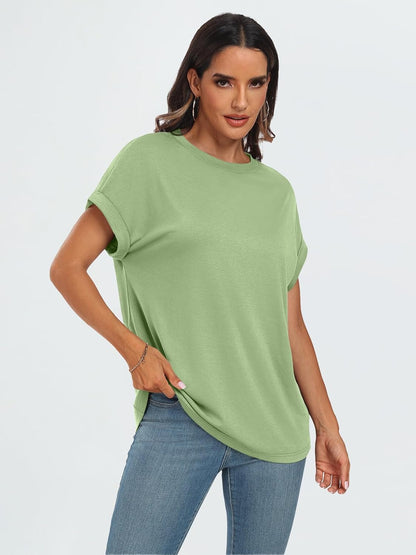 AUTOMET Women's Oversized Short Sleeve T Shirts Casual Summer Everyday Tops