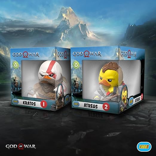 TUBBZ Boxed Edition Kratos Collectible Vinyl Rubber Duck Figure - Official God of War Merchandise - TV, Movies & Video Games