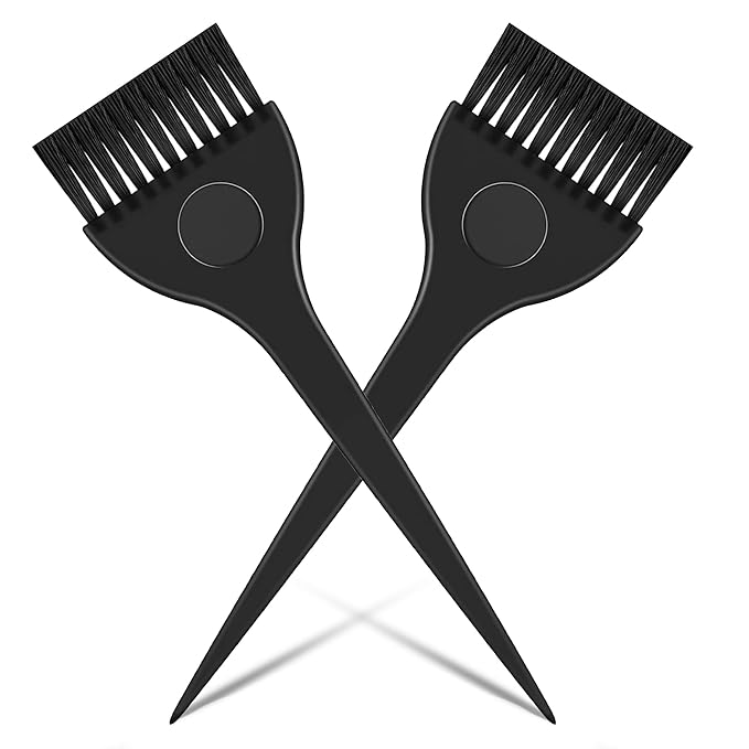 2 Pcs Hair Color Tint Brushes Applicator Dyeing Tools Set Application for Salon Hair Coloring Men Women DIY
