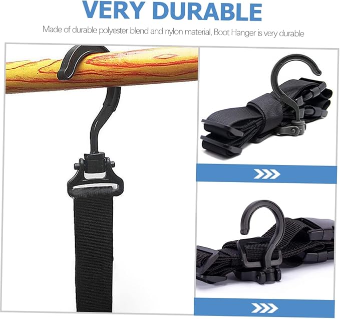 CLISPEED Fishing Boot Lanyard Shoes Hanger Neoprene Waders Portable Garment Rack Portable Clothes Drying Rack Multi Purpose Hanger Outdoor Accessories Fishing Drying Rack Boot Drying Strap