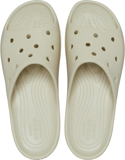 White Crocs Women's Classic Slide | Platform Sandals