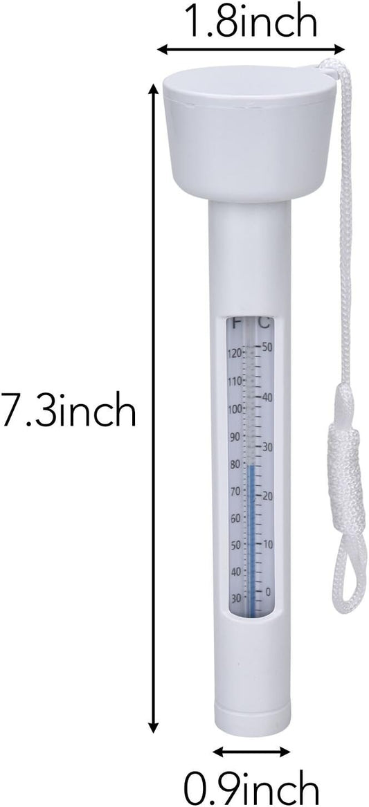 Large Floating Pool Thermometer: eLander Pro Water Thermometers, for Outdoor and Indoor Pools, Spas, Hot Tubs, Fish Ponds