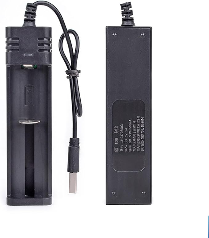 1 Slot Battery Charger Intelligent USB Charger for 18650 16340 14500 26650 Rechargeable Batteries with LED 18650 Battery Charger 1pc Rechargeable Batteries USB