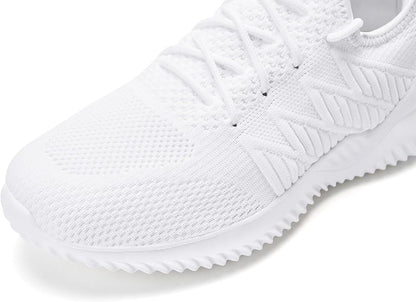 Breathable, anti-slip, lightweight memory foam sneakers for all-day wear, walking, yoga, or running.