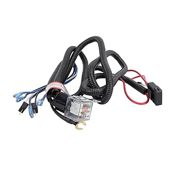 Horn Cable Tree Relay Kit, Stable Connection Speaker Wiring Harness Relay Kit, Especially Open for SUVs (12V)