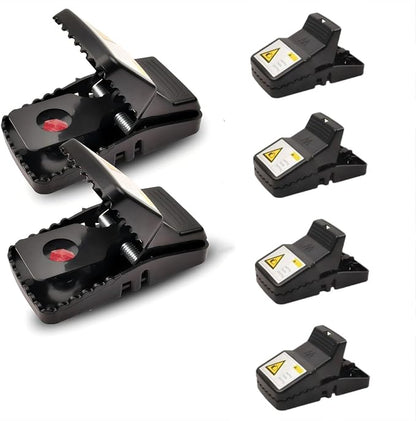 Rat Trap 1-Pack, Large Mouse Traps for Indoor and Outdoor Use, Reusable Mouse Trap, Fast, Hygienic, Unplugged, Used to Catch Mice, Squirrels, Rodents, for Home, Yard and Barns