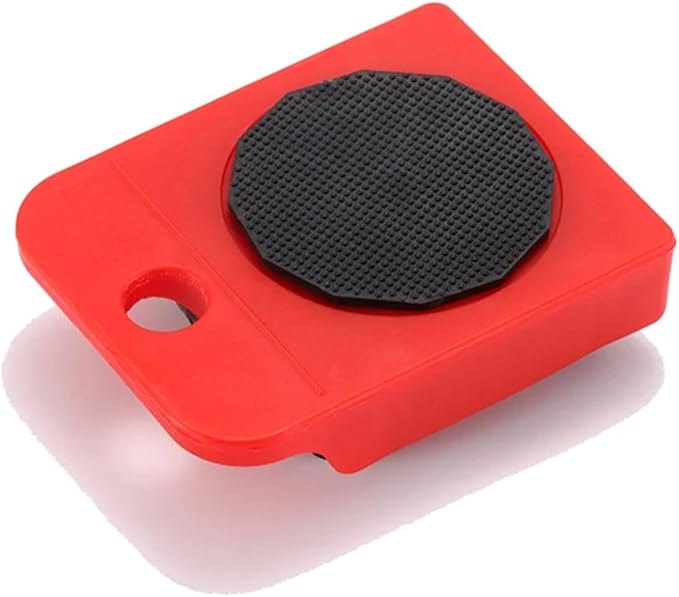 1pcs Moves Furniture Tool Transport Shifter Moving Wheel Slider Remover Roller Heavy Suitable for use on Hard Wood Floors(1pcs red)