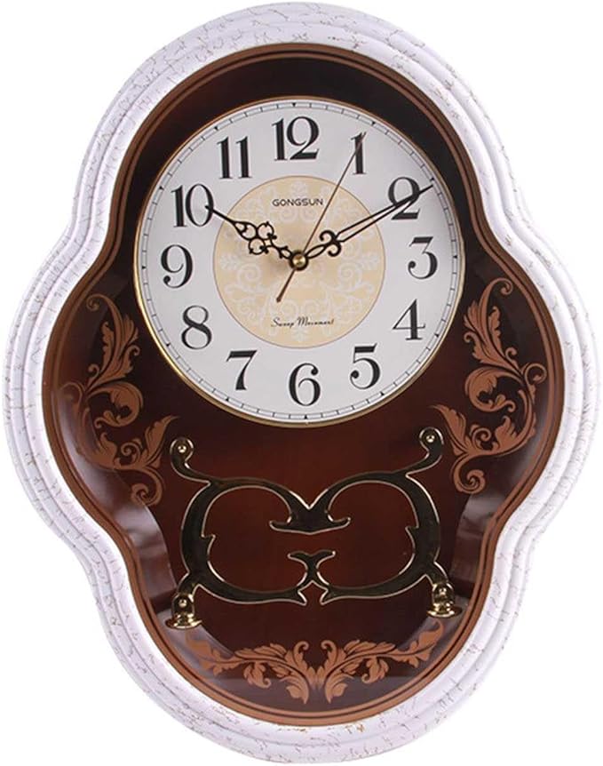 Wall Clock European Retro Fashion Home Bedroom Living Room Decoration Atmosphere Creative Silent Quartz Watch