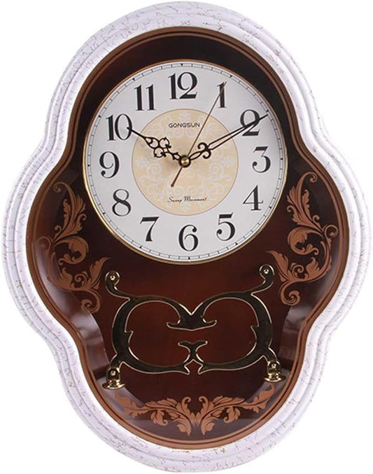 Wall Clock European Retro Fashion Home Bedroom Living Room Decoration Atmosphere Creative Silent Quartz Watch