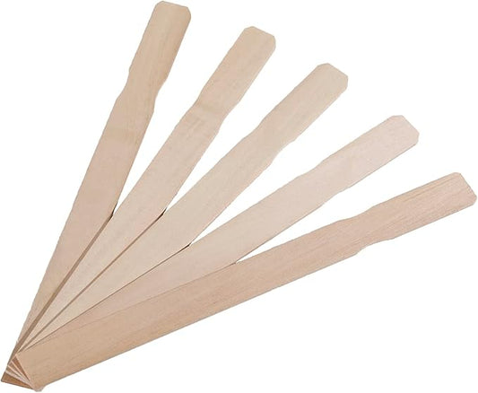 12 Inch Paint Sticks, Box of 5 pcs Hardwood Paint Stirrers, Wood Mixing Paddles for Silicone Rubber, Epoxy or Resin, Garden or Library Markers, Bonus for BBDINO Customers