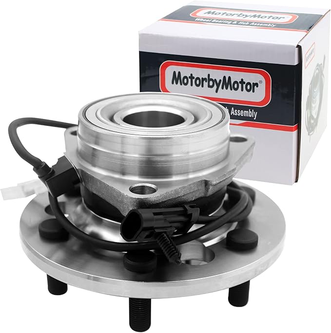 (727) 515024 Front Wheel Bearing Hub Assembly 4WD for Chevy Tahoe K1500 K2500 Suburban, GMC Yukon K1500 K2500 Suburban (Old Body Style Only), Cadillac Escalade Hub Bearing 6 Lugs w/ABS 4x4