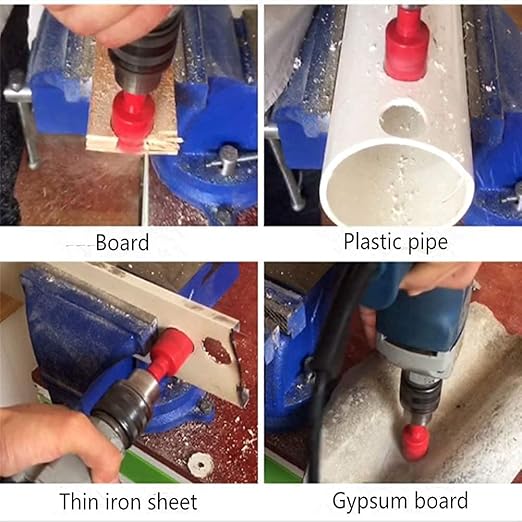 80 mm Hole Saw, TUNEZ® M42 Bi-Metal Hole Cutter Set with Hexagon Arbor and Centring Metal Drill Bits Holesaw Kit for Wood Metal Plasterboard Iron Sheet Pipe Plastic 80 MM, 3-5/32"