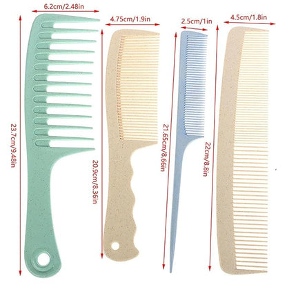 Pointed Tail Wide Teeth Hair Styling Comb Anti-static Hair Dye Brush Rat Tail Combs Salon Tools Barber Accessories