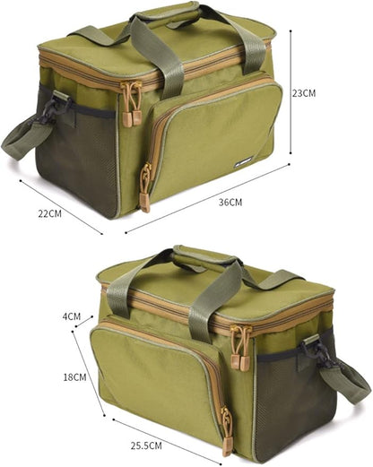 Fishing Tackle Bag,Fishing Tackle Backpack,Tackle Bag,Fishing Tackle Box Backpack, Portability Fishing Tote Bag Large, Fishing Box Tackle Organizer Water-Resistant Fishing Shoulder Bag (3)