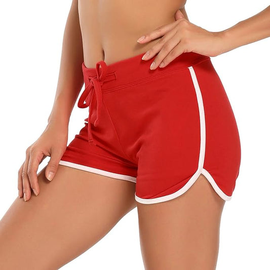 HDE Women's Retro Fashion Dolphin Running Workout Shorts