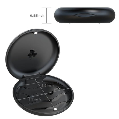 Orthodontic Mouthguard & Dental Retainer Case - Aligners Case (Black)