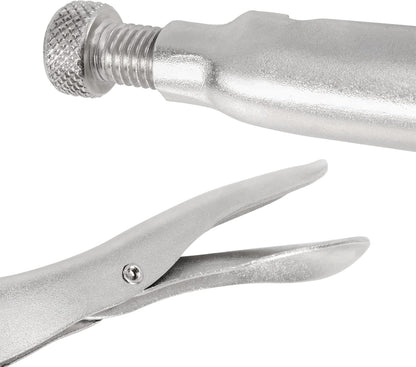 SINJEUN 4 PCS 11 Inch C Camp Locking Plier, Heavy Duty Locking Pliers With Swivel Pads, Welding Vise Grip Pliers for Woodworking, 3.15 Inch Wide Opening Jaw (Has Slight Scratches)