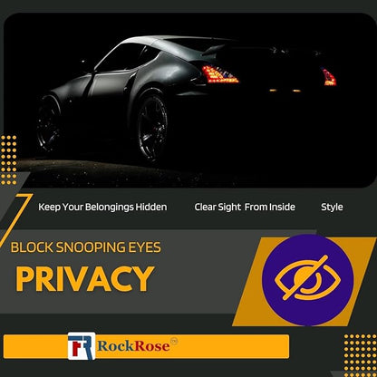 RockRose 20% Car Window Tint 24 in x 10FT 1PLY Carbon Charcoal Privacy Film Heat, UV, and IRR Block Tint for Cars or Home Adhesive Film Easy Shrink, Plotter Friendly Pro Grade