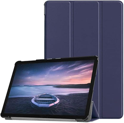 Custer Case for Samsung Galaxy Tab S4 10.5 T830 T835 T837,Ultra-Thin PU-Leather Hard Shell Cover for Samsung Galaxy Tab S4 10.5 T830 T835 T837 - Blue