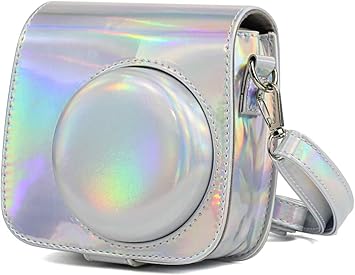 Aurora Oil Paint Full Body Camera PU Leather Case Bag with Strap for FUJIFILM for mini 9  mini 8  mini 8