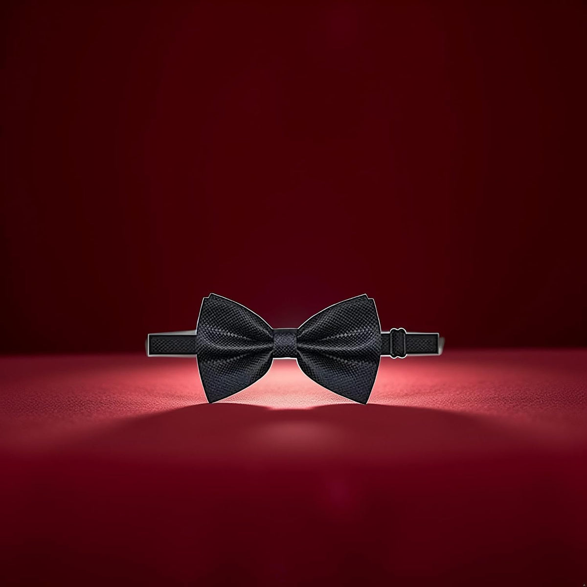 Black Bow Tie Men's Decorative Solid Bow Ties Business Wedding Party Adjustable Bowties Necktie, Ties, Cummerbunds and Pocket Squares