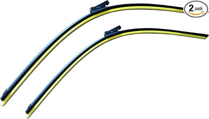 Pack of 2 Automotive Replacement Windshield Wiper Blades water-repellent coating by Coated Silicone Super Premium All-Weather Beam Blades for Model Y (TES-MODELY-2620)
