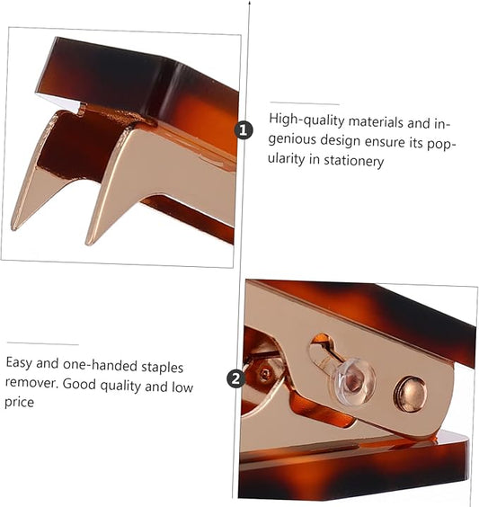 GANAZONO Staple Remover Tool for Office School Home Efficient Staples Puller Random Color for Quiet Removal Compact and Convenient Desk Accessories