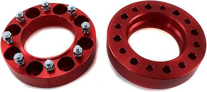 2" Wheel Spacers 8 Lug for Skid Steer Loader, Bolt Pattern 8x8 ä¸¨Hub Bore 6"/154mm, 9/16" Studs, Compatible with Bobcat Case CAT John Deere New Holland (Pack of 2)