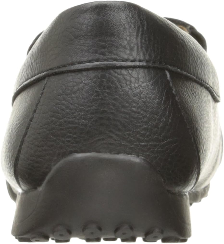 Stylish slip-on dress shoes with sporty design, waterproof, and cushioned footbed for all-day comfort.