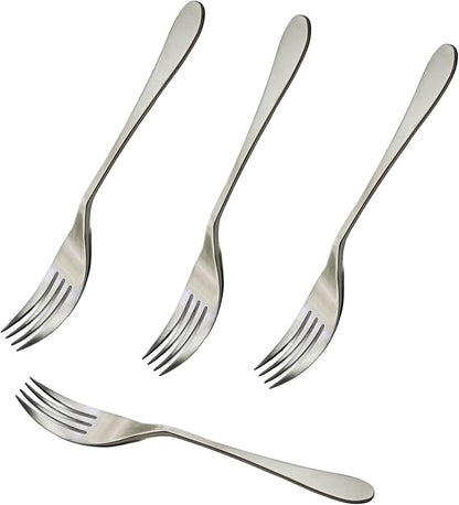 Knork Lite stainless steel, 4 Piece Set, Dinner Knork Fork (Open Stock), Matte Brushed Finish