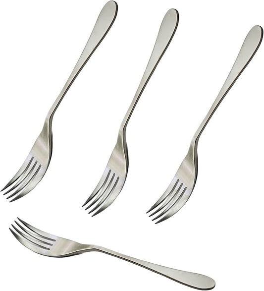 Knork Lite stainless steel, 4 Piece Set, Dinner Knork Fork (Open Stock), Matte Brushed Finish