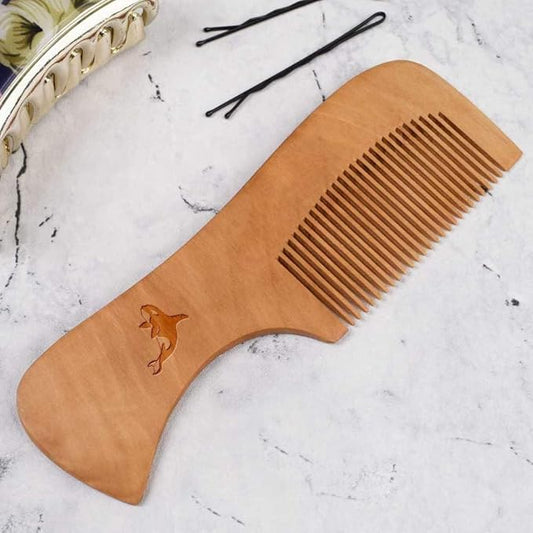'Orca Whale Jumping' Wooden Comb (HA00053527)