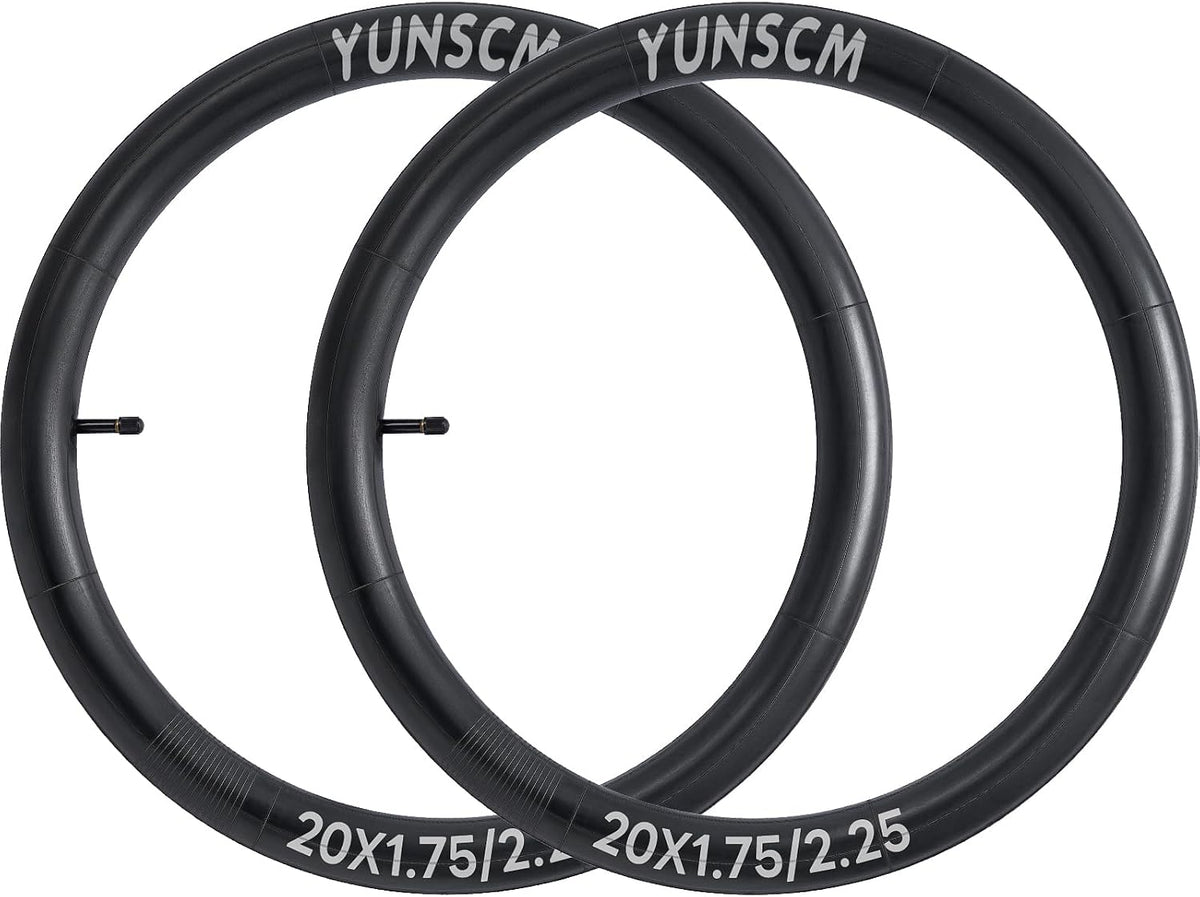 1-PCS 20" Heavy Duty Bike Tubes 20x1.75/1.95/2.125/2.25 AV Schrader Valve (45/57-406) 20" Bicycle Tube Compatible with 20 x 1.75 20x1.95 20x2.0 20x2.10 20x2.125 20x2.20 20x2.25 Tire Tubes (Single tire only)