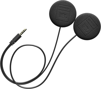 Cardo 1.772" Audio Set, Works with Most Helmet Communicators (Single Pack), Black