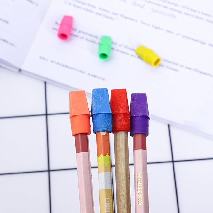 Cap erasers erasers Eraser erasers for Kids Pencil erasers erasers Bulk erasers for Pencils Pink erasers kneaded Eraser School Supplies (Pencil top erasers)