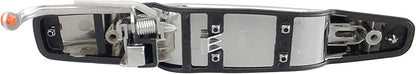 80547 Rear Chrome Exterior Door Handle Right Passenger Side for Chevrolet Avalanche Silverado Suburban Tahoe GMC Sierra Yukon Escalade 2007-2013, 15915620 22738726 GM1521130