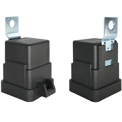 4-pin 40/30AMP 12V DC Waterproof Relay with Heavy Duty Wires, SPST Automotive Relay, Pack of 1
