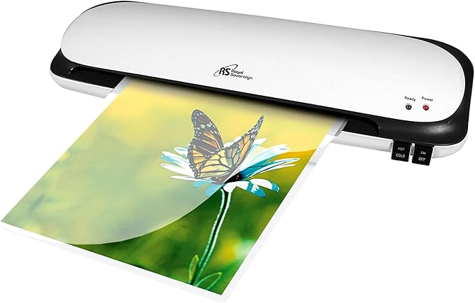 Royal Sovereign 12" Desktop Laminating Machine with Jam Release Lever (CL-1223) , White