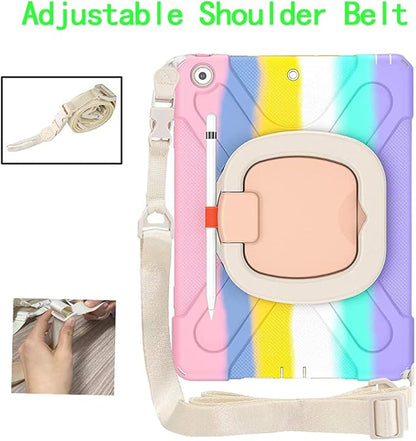ZenRich Shoulder Strap for Tablet Cases,Universal Adjustable & Removable Carrying Strap Replacement Shoulder Belt,Cream