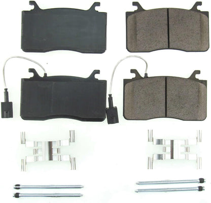 Power Stop 17-2052 Front Z17 Evolution Ceramic Brake Pads with Hardware For Alfa Romeo Giulia 2017-2023, Alfa Romeo Stelvio 2018-2021 [Model Specific]