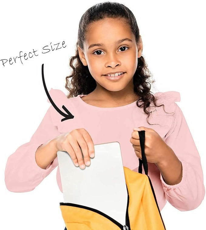 Scribbledo 12 Small White Board Dry Erase Boards Classroom Pack Mini White Boards 9"x12Au Double Sided Personal Whiteboards for Students Teachers School Supplies Lapboards Mini Whiteboard Erasers Incl