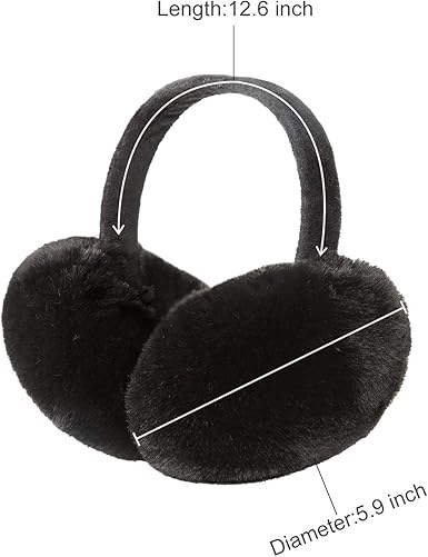 Surblue Cute Animal Earmuffs Winter Warm Outdoor Ear Covers Headband Fur Earwarmer...