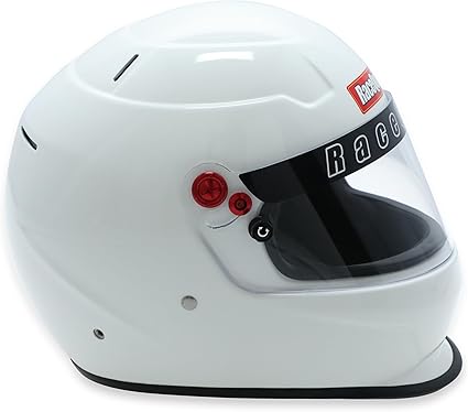 RaceQuip Full Face Helmet PRO20 Series Snell SA2020 Rated Gloss White Medium 276113