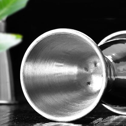Double Cocktail Jigger,3 Size Stainless Steel Japanese Style Bar Measuring Jigger Cocktail Alcohol Measuring Tools for Bartender Bartending(3050ml)