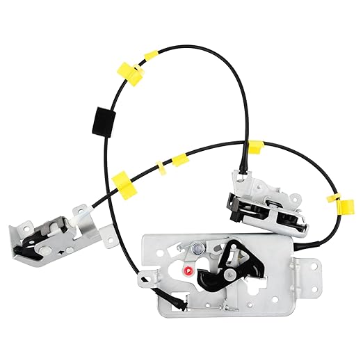 Passenger Right Side Upper and Lower Door Rear Lock Latch Actuator Cable Assembly Set for 2004-2008 Ford F150 Extended Cab Pickup Replaces 8L3Z-18264A00-B 6L3Z-18264A00-B