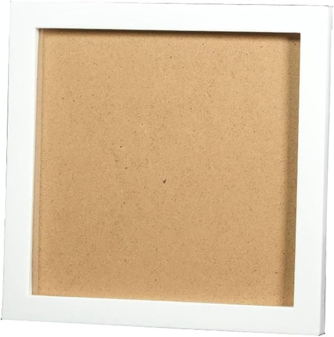 Frame 6.5x6.5 Made of Pvc White Picture Frame for Tabletop Display for Wedding