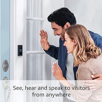 Ring Video Doorbell Wired (newest model), Use Two-Way Talk, advanced motion detection, HD camera and real-time alerts to monitor your front door (wiring required)