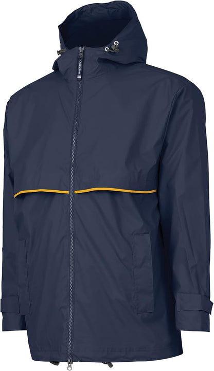 Charles River Men's New Englander Waterproof Rain Jacket (Reg & Ext Sizes)