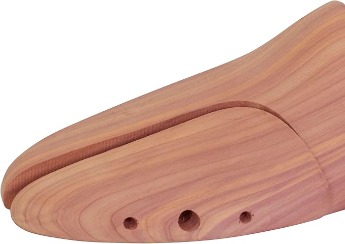 Household Essentials 77412-1 CedarFresh Men's Premium Red Cedar Wood Shoe Tree - Med(US)/Small (EU)